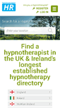 Mobile Screenshot of hypnotherapistregister.com